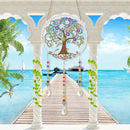 DIY Crystal Prism Teardrop Pendant Diamond Painting Kit Wind Chime (PFL12) Newly