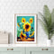 DIY Sunflower Painted On Canvas Artwork Oil Painting By Numbers Kit 40X50cm
