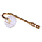2pcs Curtain Hanger Hook Wall Buckle Handle for Closet Drawer (Golden) Newly
