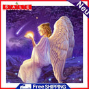 Full Cross Stitch Art Picture 11CT Stamped Angel Girl Embroidery Wall Ornament