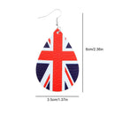 Union Jack Earrings Funky Earring British Flag Drop Earrings Q1 Jubilee N7U6