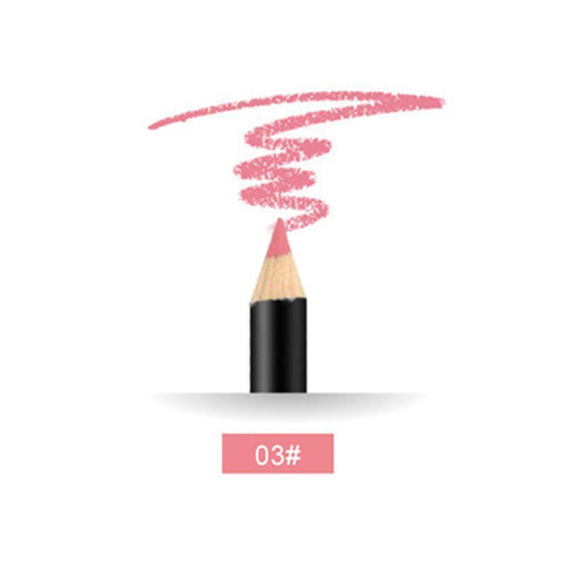 12 Color Matte Lipliner Waterproof Lasting Lipgloss Lip Makeup Cosmetic (03