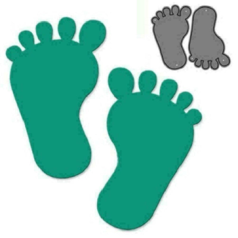 Baby Footprint Metal Cutting Dies Stencil Scrapbooking Embossing Album J6D9