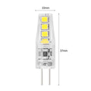 2W Silicone Corn Lamp G4 SMD2835 8 LED Chandelier Light Bulb (Cold White) Newly