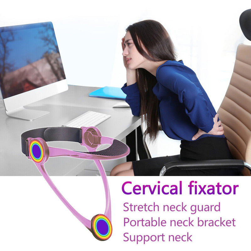 #A Neck Corrector Adjustable Health Care Cervical Collar Non-slip Posture Correc