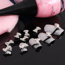 Glitter Accessories Manicure Bowknot Nail Art Tips DIY Decoration Rhinestone