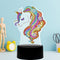 DIY Special Shaped Diamond Painting LED Light Horse Animal Embroidery Night Lamp