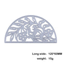 Semicircle Lace Flower Metal Cutting Dies Stencil for Scrapbooking Album -1