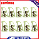 Aediea 10pcs Fluorescent Fishing Rod Pole Tip Glow Clip Twin Bell Alarm Alert Ri
