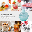 Ice Ball Maker - Light Bulb Ice Cube with Lids Molds for Whiskey*2