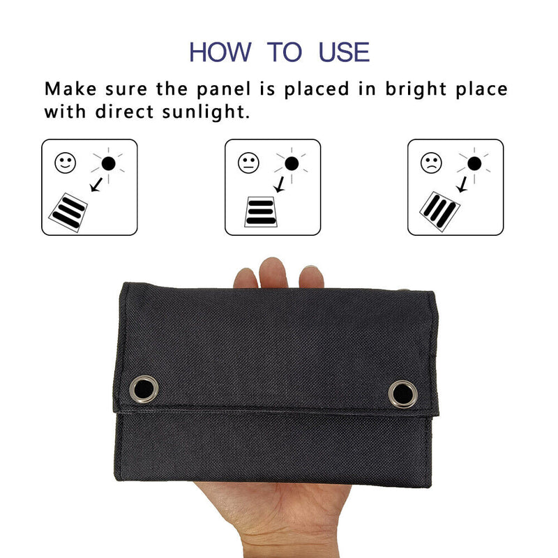 Waterproof Folding Solar Cells Charger 5V 600mA USB Output Devices Solar Pane