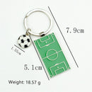 Alloy Pendant Football Keyring Buckle Car Key Holder Field Soccer Keychain