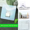 1*Double-Side Self-Adhesive Wall Mounted Hook Punch 7*7cm Hanger J3U7 UK G5G0