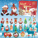 24 Days Christmas Countdown Advent Calendar Xmas Tree Hanging Ornaments Set Gift