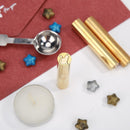 Retro Cylindrical Seal Wax Brass Envelope Seal Stamp Customs Accessory (C) Newly