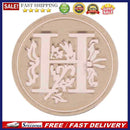 Retro Flower Letter Envelope Sealing Wax Copper Seal Stamp Post Decor(H)