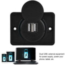 Dual USB 12V 3.1A Car Charger Adapter 2Port Power Sockets Charging Panel K7A6