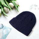 Korean Knitted Hat Women Men Autumn Winter Warm Solid Color Outdoor Beanie Ca