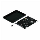 M.2 NGFF to 2.5" SATA 3 Adapter Card Enclosure Hard Disk w/ Converter U8Q9