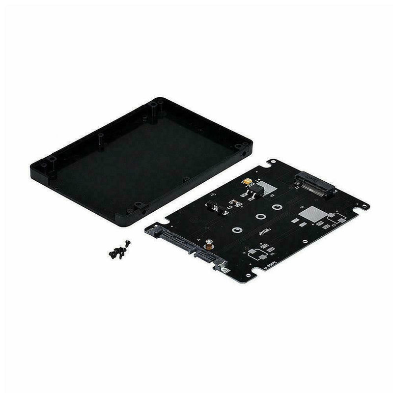M.2 NGFF to 2.5" SATA 3 Adapter Card Enclosure Hard Disk w/ Converter U8Q9