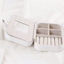 Travel Jewelry Display Box Earrings Necklace Bracelet Ring Watch Storage Case