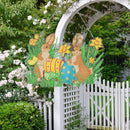 Easter Rabbit Eggs Ornament DIY Rhinestone Pendants Handcraft Hanging Decoration