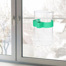 Window Transparent Bird Feeder Automatic Bird Water Dispenser Birdhouse Utensils