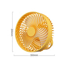 2 in 1 Desktop Cooling Fan LED Night Light Camping Travel Mute Tent Ceiling F