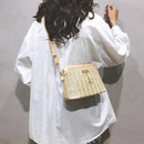 Crossbody Bags for Women Straw Fashion Shoulder Messenger Boho Beach Handbag