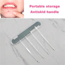 4pcs Durable Acne Needle Hook Set Pimple Spot Cleaning Needle Beauty Care Tool