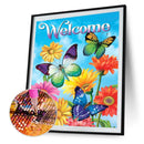 5D Diamond Painting DIY Butterfly Flower Full Drill Home Art Decor (NH981)2