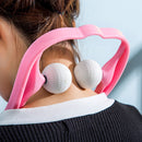 Hand Roller Massage Neck Shoulder Dual Trigger Point Self Massager Health Care