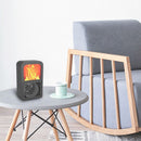 For Home Office Wall Electric Plug In Heater Heat Stove Warmer Mini Heating Fan
