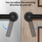 Fingerprint Door Lock 2 in 1 Biometric Password Lever Handle Lock (Black) Newly