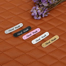 20pcs PU Leather Keywords Sewing - On Clothing Branded Clothes for Jeans Ta