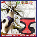 Reflective Chest Vest Breathable Cat Dog Collar Harness Comfortable for Training