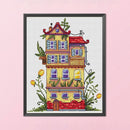 11CT Full Cross Stitch Spring Hat DIY Printed Wall Art Crafts Home Decoration