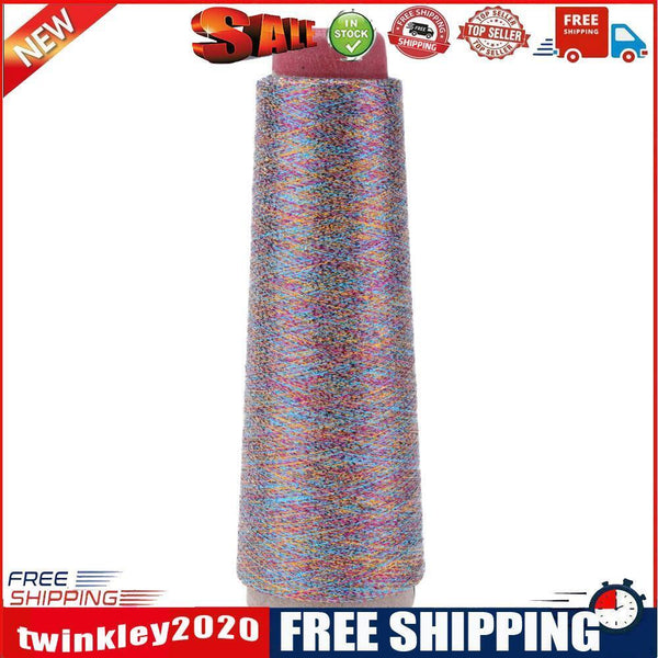 Glitter Stitch Yarn Sewing Thread Woven Embroidery Knitting Line(Colorful