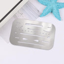Stainless Steel Erasing Shield Hollow Out Drawing Drafting Rulers Tool