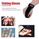 Casting One Finger Glove Stall Protector Non Slip Carp Fishing Tool (Black)