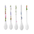 Flatware Children Porcelain Spoon Long Handle Coffee Sugar Melamine Scoop
