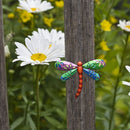 Outdoor Art Craft Sculptures Wall Decoration Metal Dragonfly Garden Backyard