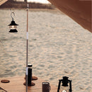 Detachable Lantern Stand Pole Outdoor Camping Light Hanger Holder (Walnut)