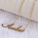 Fashion Women Letter Ambel Pendant Charm Clavicle Chain Necklace Jewelry