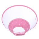 Dog Wound Recovery Cover Pet Anti-Bite Lick Medical Cone Collar (Pink M) Newly