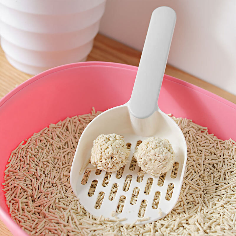 Litter Scoop with Stand Cat Litter Sifter Scoop Easy to Clean Ergonomic Des