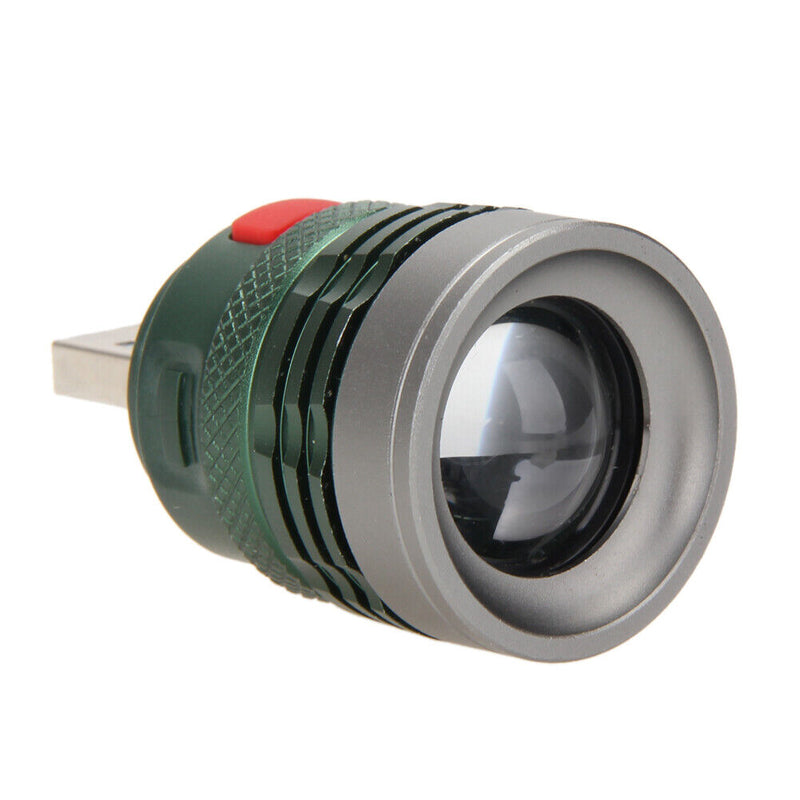 USB LED Power Bank Flashlight Head Lamp 3W Extension Light Torch