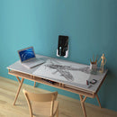2pcs Universal Wall Mounted Tablet Stand Holder Bedroom Storage Bracket Support