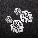 Creative Hollowed Leaf Dangle Ear Stud Exaggerated Women Drop Earrings Jewelr