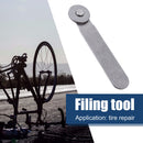 Bicycle Tire Repair File w/ Roller Bike Patch Grater Protector File Repair